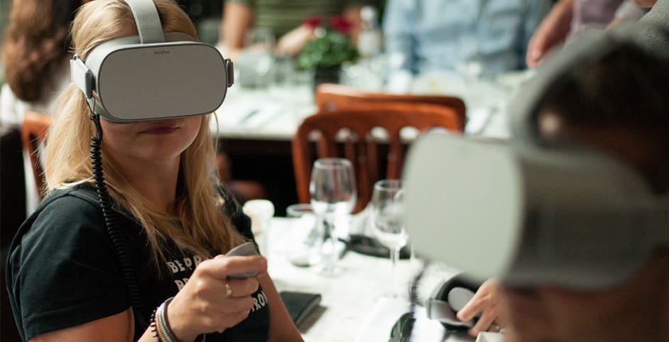 VR dining Game Amsterdam