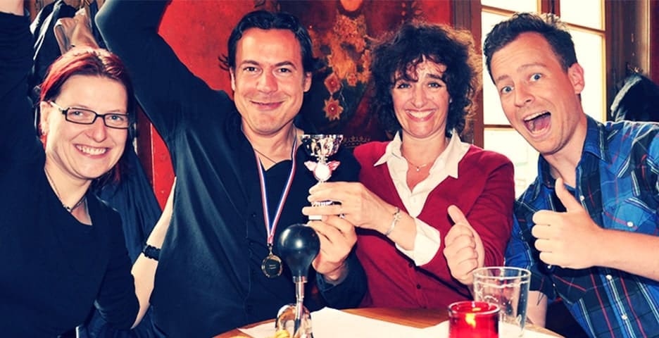 Teamuitje in Amsterdam Pubquiz
