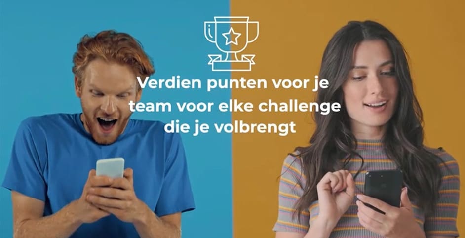 collega's spelen bedrijfsuitje op afstand